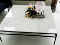 Jesper och Lises nya soffbord i marmor!